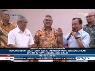 Tommy Tjokro dan Anisha Dasuki Jadi Moderator Debat Kedua Pilpres 2019