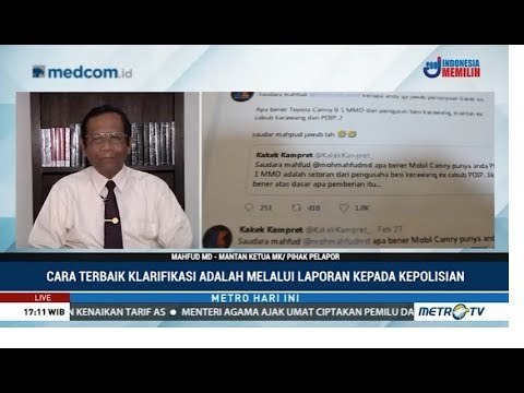 Alasan Mahfud MD Polisikan Akun @KakekKampret_