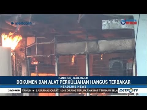 Gedung Studi Pembangunan di Kampus ITB Terbakar