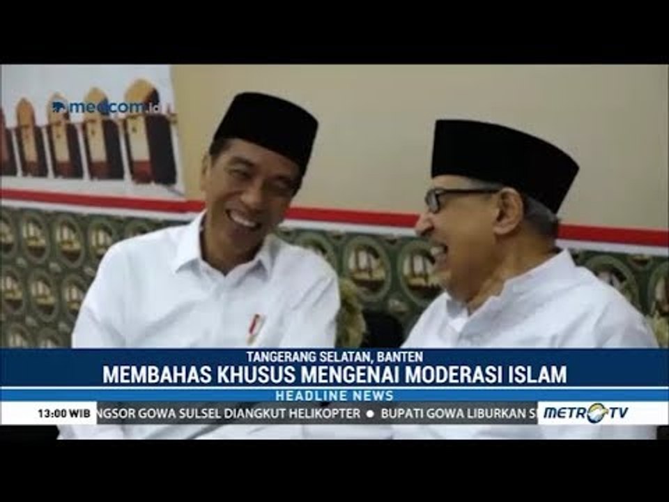 Jokowi dan Quraish Shihab Diskusikan Islam Moderat