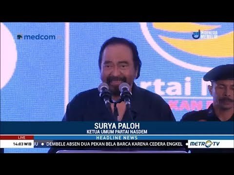 Surya Paloh Ingatkan Caleg Berkompetisi dalam Harmoni