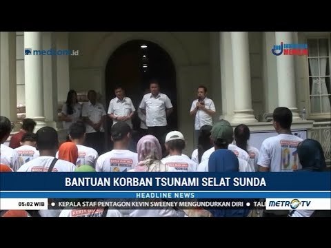 Relawan Jokowi-Ma'ruf Kirim Bantuan untuk Korban Tsunami