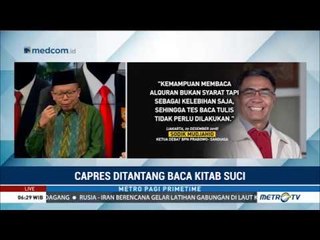 TKN Jokowi-Ma'ruf Hormati Keinginan Dai Aceh Soal Baca Alquran