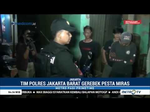 Pesta Miras, Tim Pemburu Preman Polres Jakbar Bubarkan Belasan Pemuda