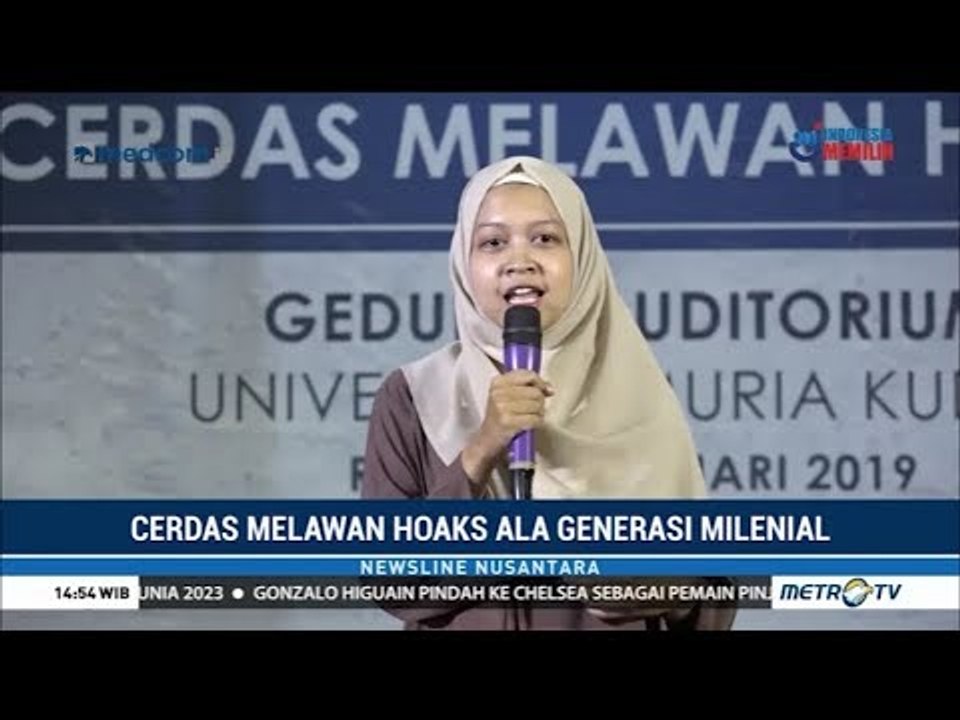 Cerdas Melawan Hoaks ala Generasi Milenial
