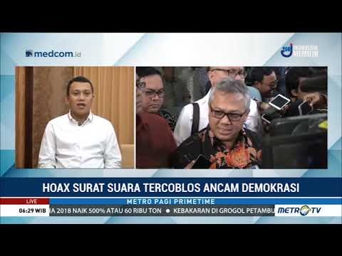 Hoaks Surat Suara Tercoblos Ancam Demokrasi