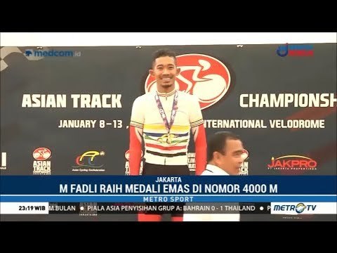 Indonesia Raih Emas & Perunggu di Asian Track Championship