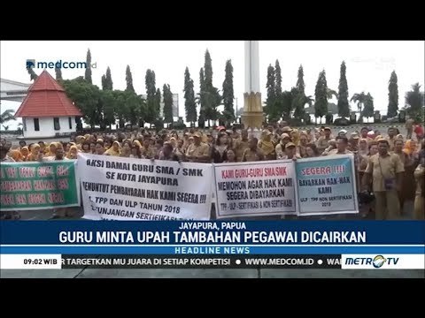 Tenaga Pendidik di Jayapura Tuntut Upah Tambahan Dibayarkan