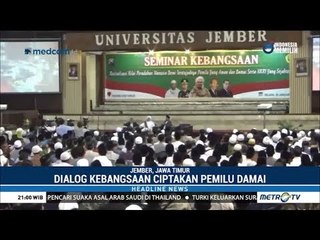 Deklarasi Pemilu Damai Digaungkan di Jember