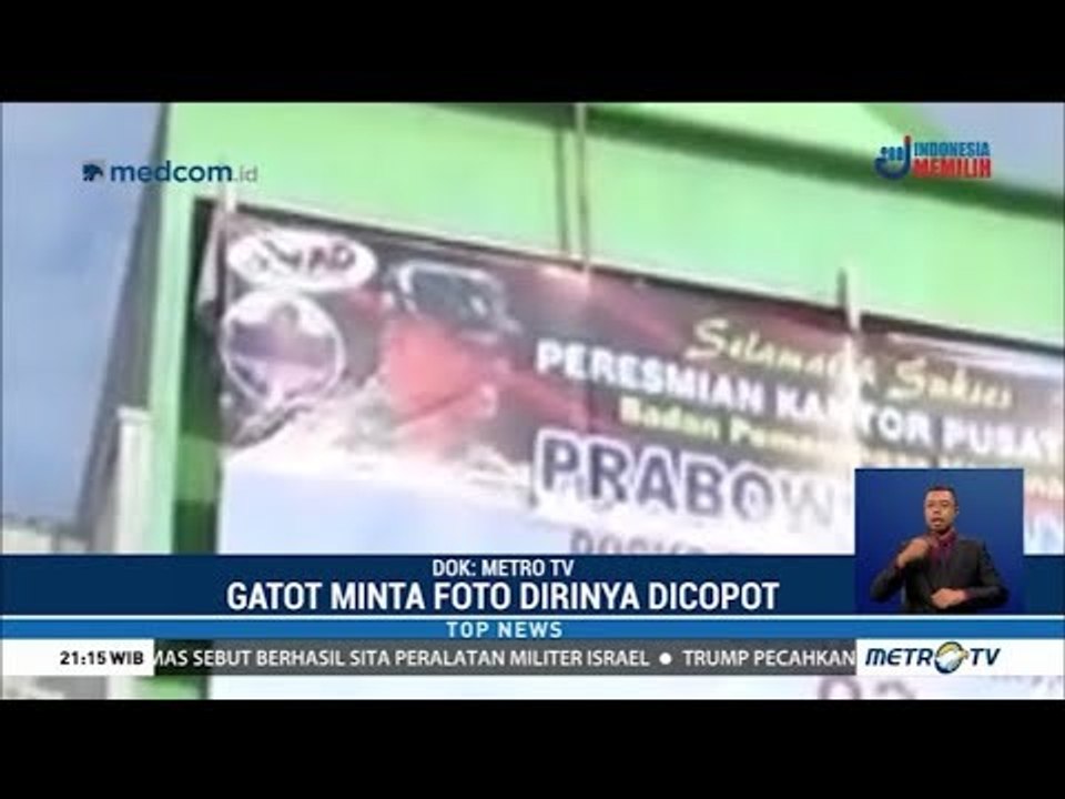 Gatot Nurmantyo Minta Fotonya di Posko Prabowo...
