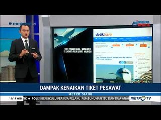 Dampak Kenaikan Harga Tiket Pesawat