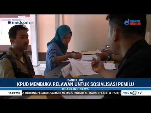 Pendaftaran Relawan Pemilu 2019 di Bantul Disambut Antusias