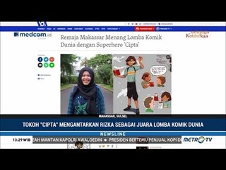 Komikus Berhijab dari Makassar Juarai Kontes Dunia