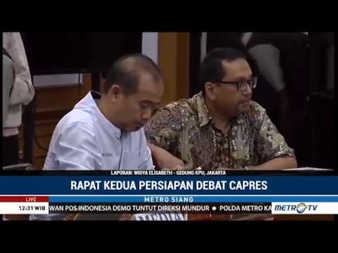 KPU Matangkan Format Debat Kedua Pilpres 2019