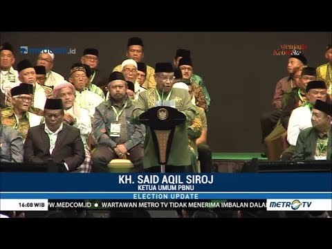 Said Aqil Mendoakan Jokowi Menang di Peringatan Harlah NU