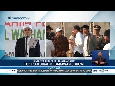 TGB: Jokowi Tetap Tulus Bekerja Meski Terus Difitnah