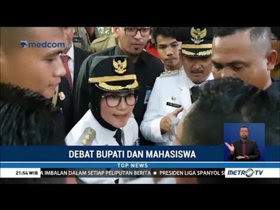 Debat Bupati Lebak dan Mahasiswa Berujung Ricuh
