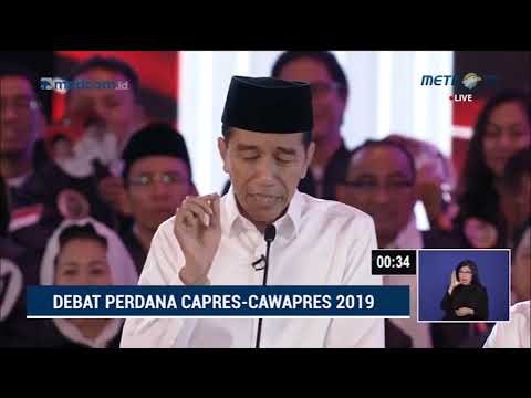 Debat Pilpres 2019 Part 7 - Jokowi Tanya ke Prabowo Soal Eks Napi Koruptor Jadi Caleg Gerindra