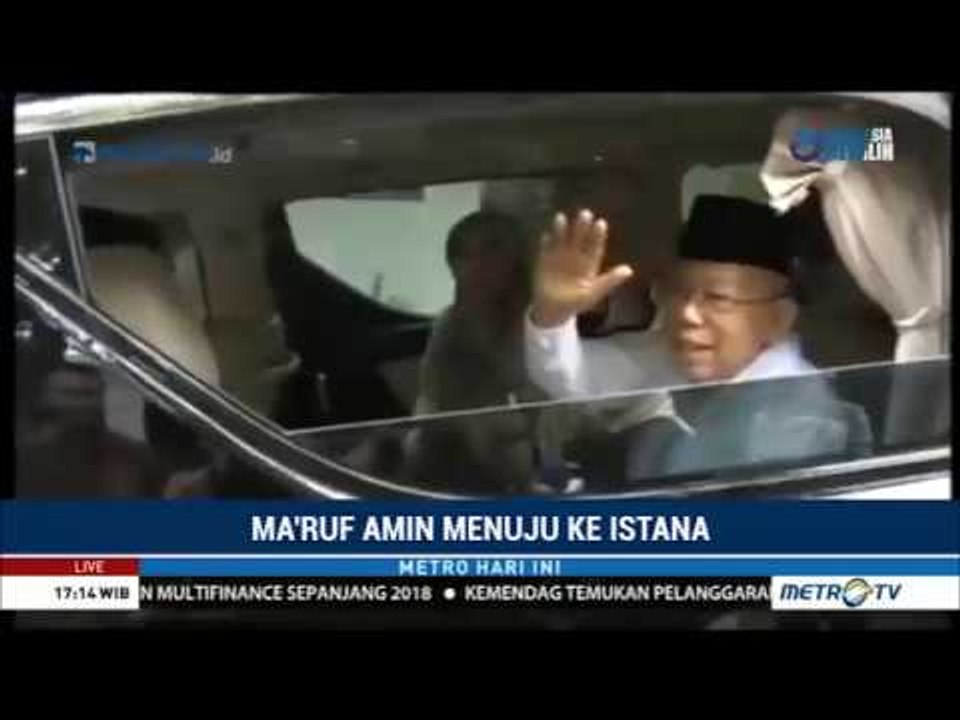 Ma'ruf Amin Bertolak ke Istana Negara
