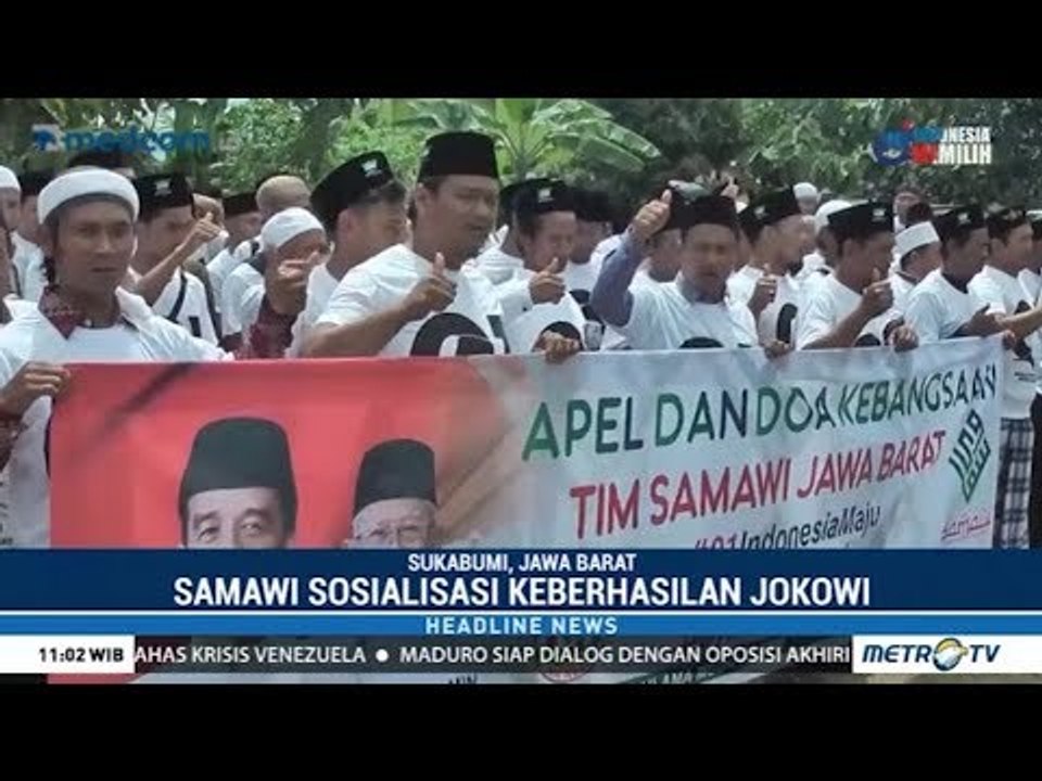 Relawan Samawi Sukabumi Siap Menangkan Jokowi-Ma'ruf