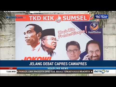 TKD Sumsel Gelar Nobar Debat Pertama