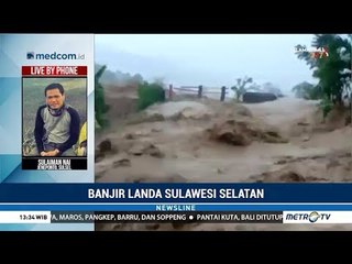 Banjir di Jeneponto Tewaskan 2 Orang, 3 Hilang