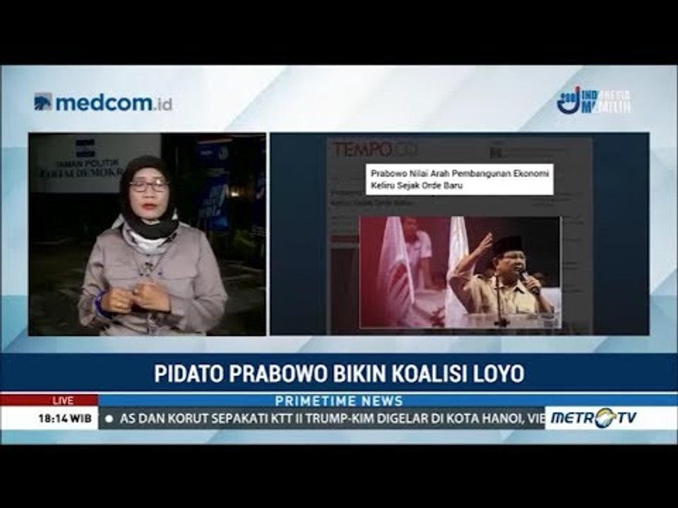 Sikap Demokrat atas Pidato Prabowo "Pembangunan Ekonomi Keliru Sejak Orde Baru"