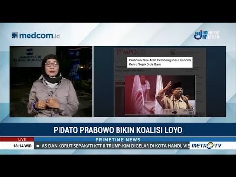 Sikap Demokrat atas Pidato Prabowo Pembangunan Ekonomi Keliru Sejak Orde Baru
