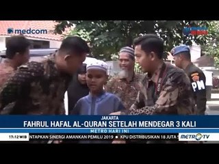 JK Kagum Bocah Tunanetra Hafal Alquran 30 Juz