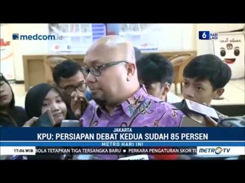 KPU: Persiapan Debat Kedua Pilpres Capai 85 Persen
