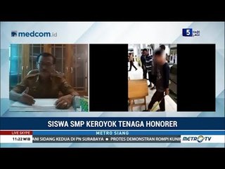 Sekolah Segera Tentukan Nasib Siswa Pengeroyok Petugas Kebersihan