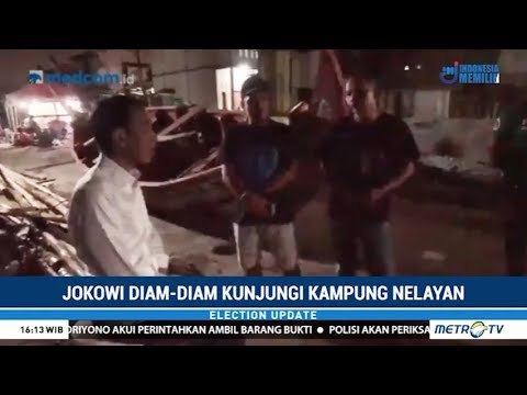 Jokowi Diam-diam Kunjungi Kampung Nelayan di Semarang Tanpa Pengawalan