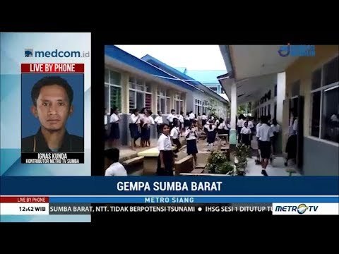 Warga Panik, Gempa Berkekuatan 6,7 SR Guncang Sumba Barat