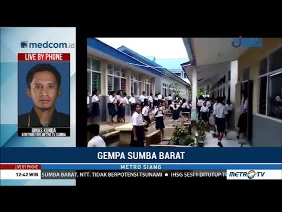 Warga Panik, Gempa Berkekuatan 6,7 SR Guncang Sumba Barat
