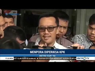 Diperiksa 5 Jam, Menpora Klarifikasi soal Proposal Dana Hibah
