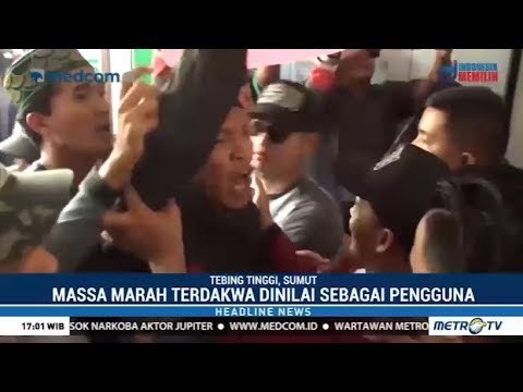 Ricuh di PN Tebing Tinggi Akibat Unjuk Rasa Bandar Narkoba