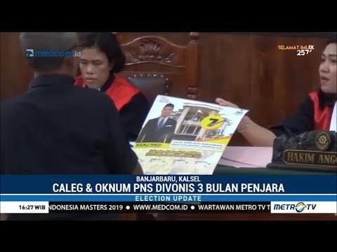 Bagi-bagi Kalender di Sekolah, Caleg Golkar Divonis 3 Bulan Bui
