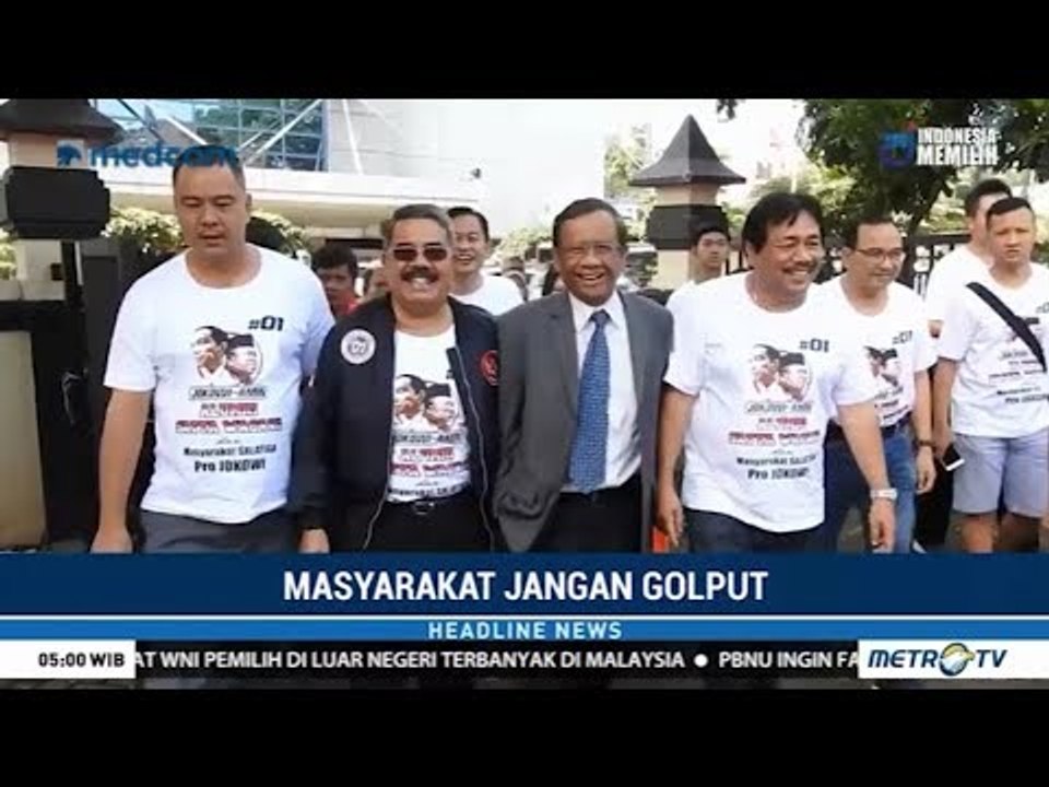 Mahfud MD Ajak Masyarakat Tidak Golput