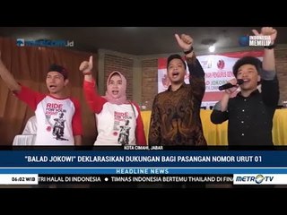 Relawan "Balad Jokowi" di Cimahi Deklarasikan Dukungan