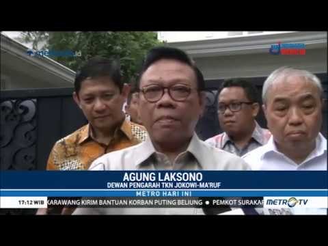 Temui Ma'ruf Amin, Agung Laksono Bahas Strategi Kampanye di Jabar