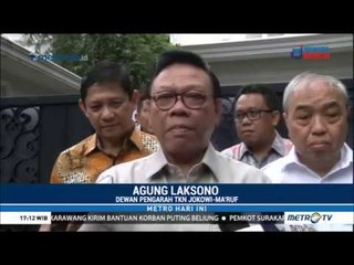 Temui Ma'ruf Amin, Agung Laksono Bahas Strategi Kampanye di Jabar