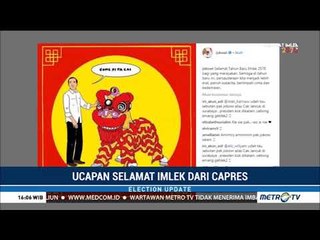 Ucapan Selamat Imlek dari Jokowi dan Prabowo