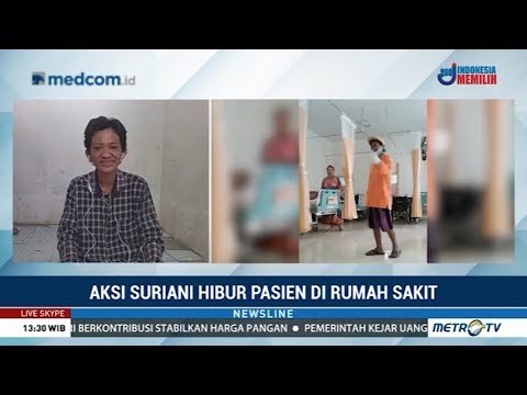 Aksi Petugas Kebersihan Hibur Pasien RSUD Polewali Mandar
