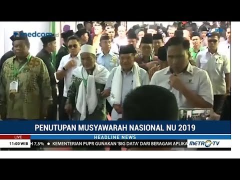 JK akan Tutup Munas dan Konbes NU 2019