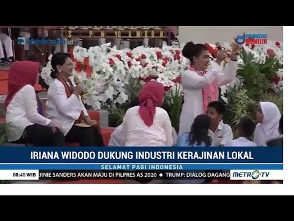Suasana Kunjungan Iriana Jokowi di Maluku