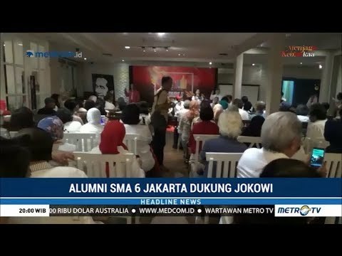 Jokowi-Ma'ruf Dapat Dukungan dari Alumni SMA 6 Jakarta