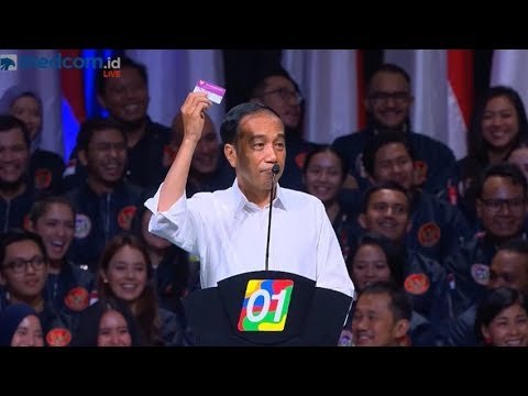 Jokowi Kenalkan KIP Kuliah di Konvensi Rakyat Optimis Indonesia Maju