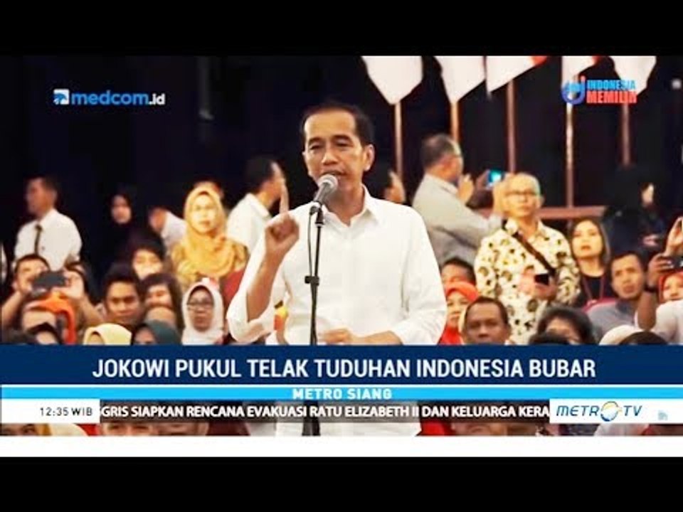Jokowi: Bubar Sendiri Saja, Punah Sendiri Saja, Jangan Ngajak-ngajak Kita