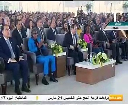 وصول الرئيس السيسى مقر جلسة ملتقى الشباب العربى والأفريقى