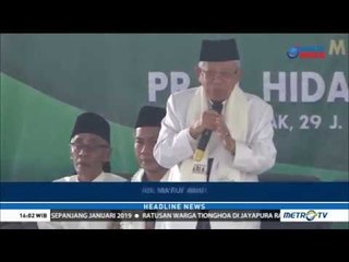Ma'ruf Amin Selawat dan Doa Bersama Masyarakat Demak